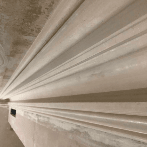 Insitu Run and Fibrous Cornices